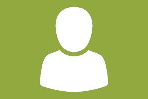 imagem de um avatar humano - perfil sobre fundo verde