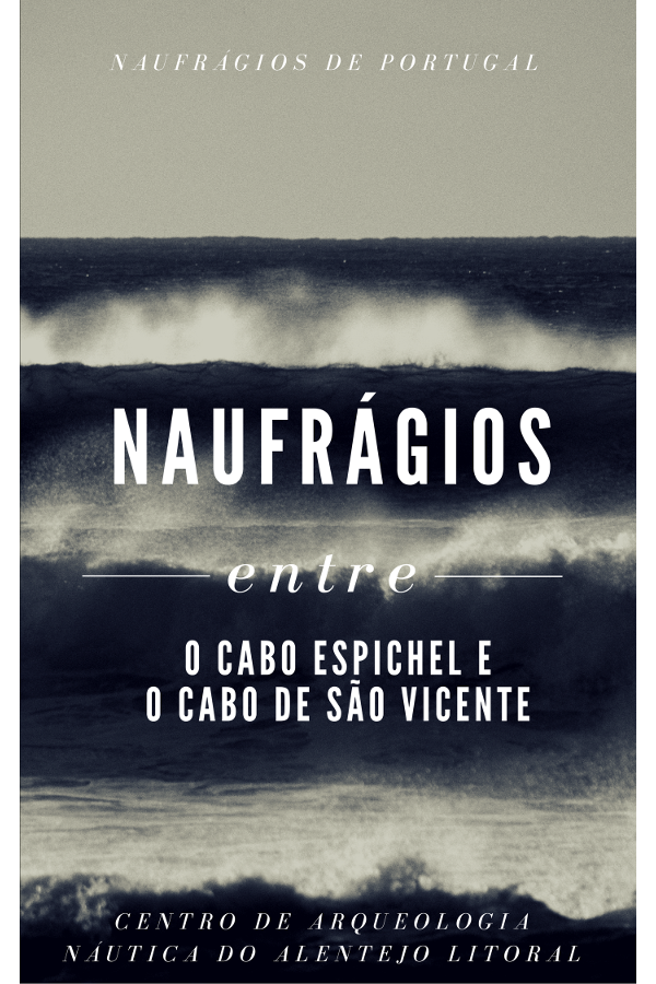 Capa do livro Naufrágios de Portugal