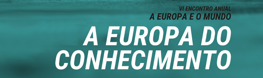 Fragmento do cartaz do VI Encontro Anual A Europa e o Mundo