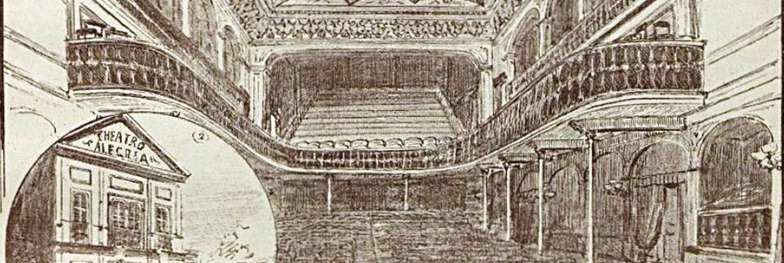 Fragmento de uma ilustração do Teatro d'Alegria