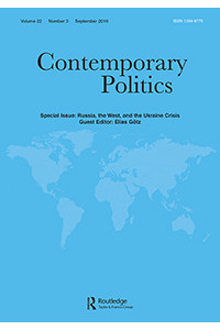 Capa da revista Contemporary Politics