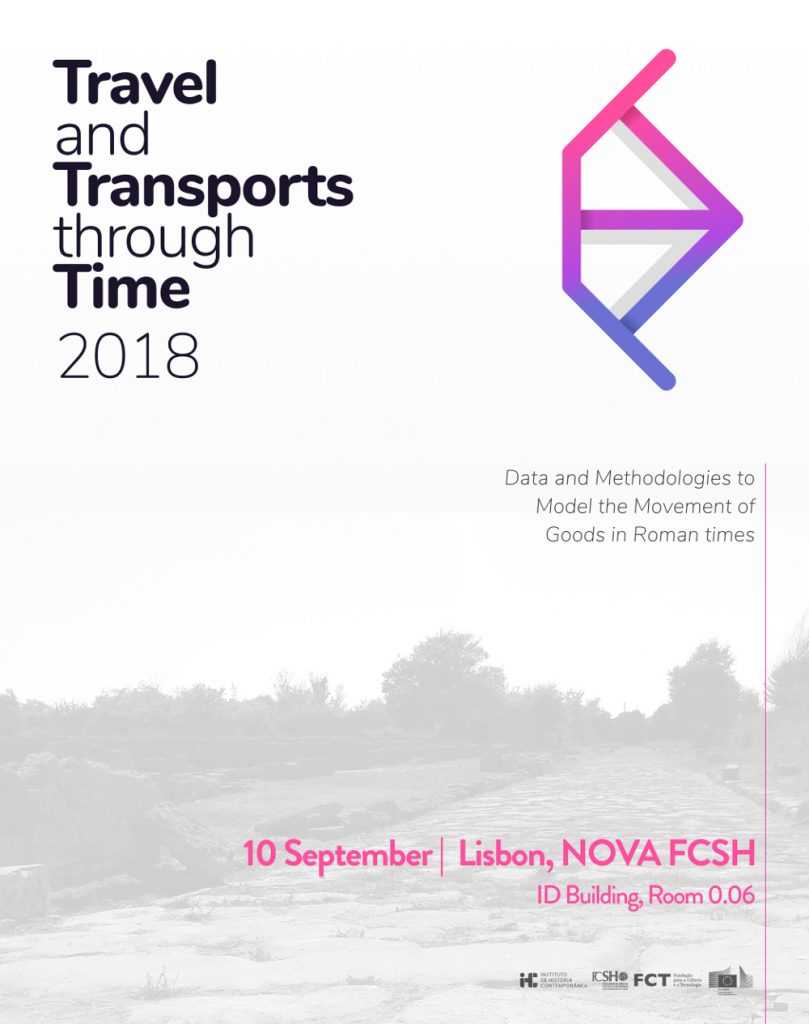 Poster for the workshop "Travel and Transport through Time"