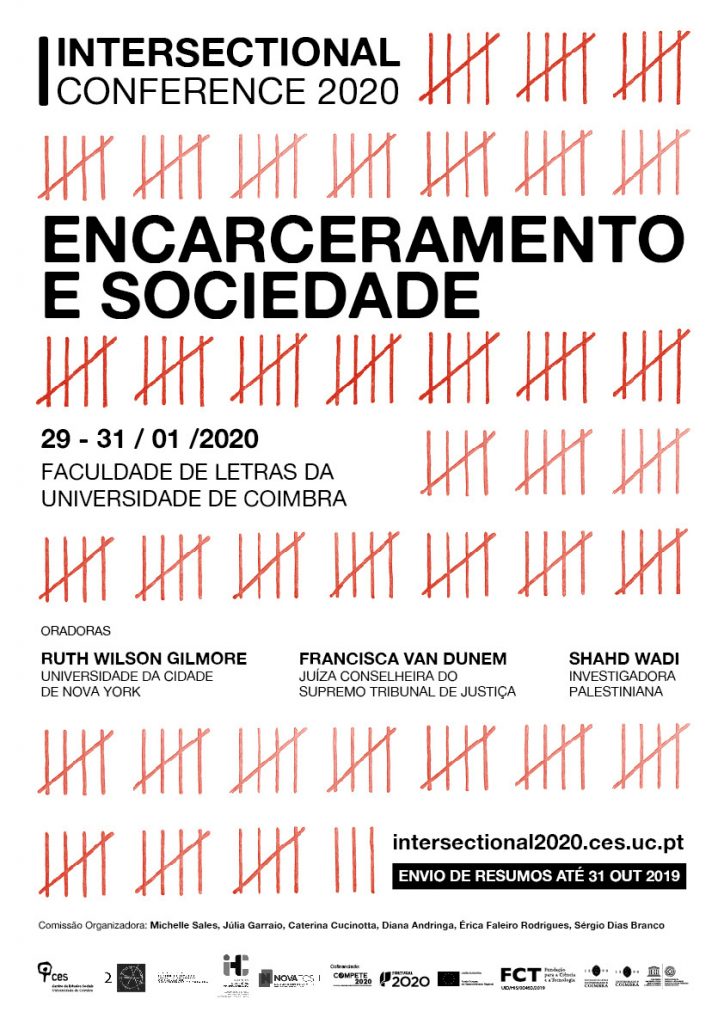 Cartaz da conferência "Encarceramento e sociedade"