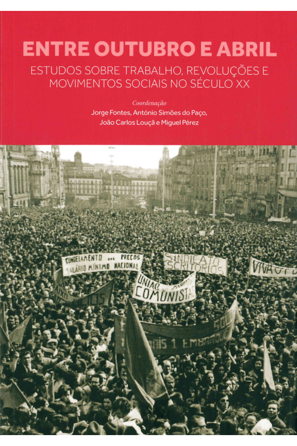 Capa do livro "Entre Outubro e Abril"