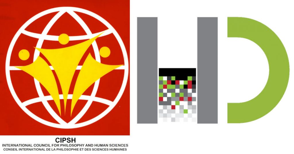 Logótipo do CIPSH e símbolo do Laboratório de Humanidades Digitais do IHC