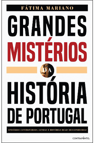 Capa do livro "Grandes Mistérios da História de Portugal", de Fátima Mariano