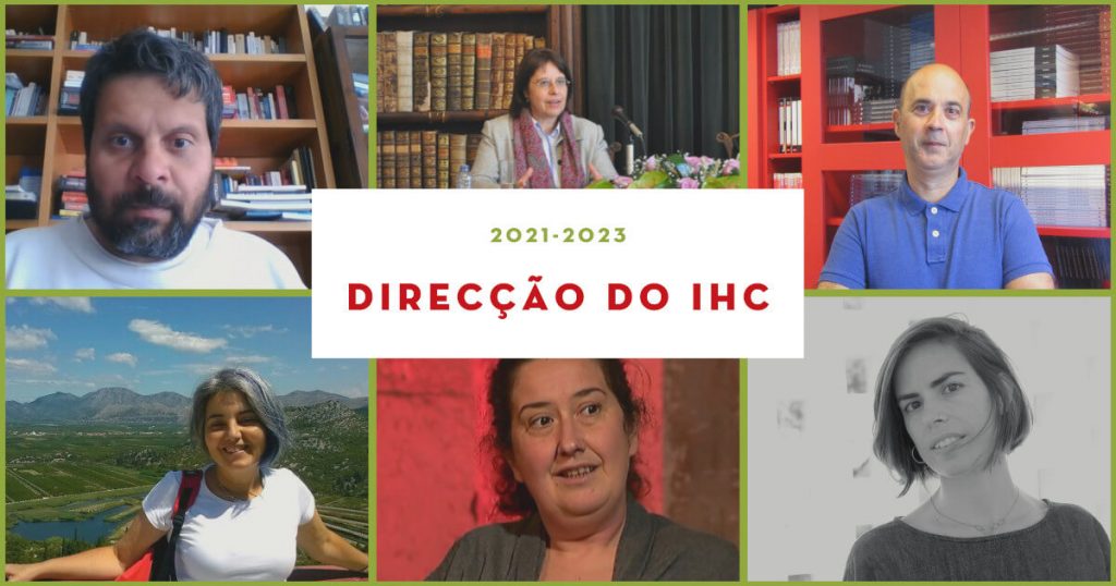 Fotografias dos membros da Direcção do IHC 2021-2023