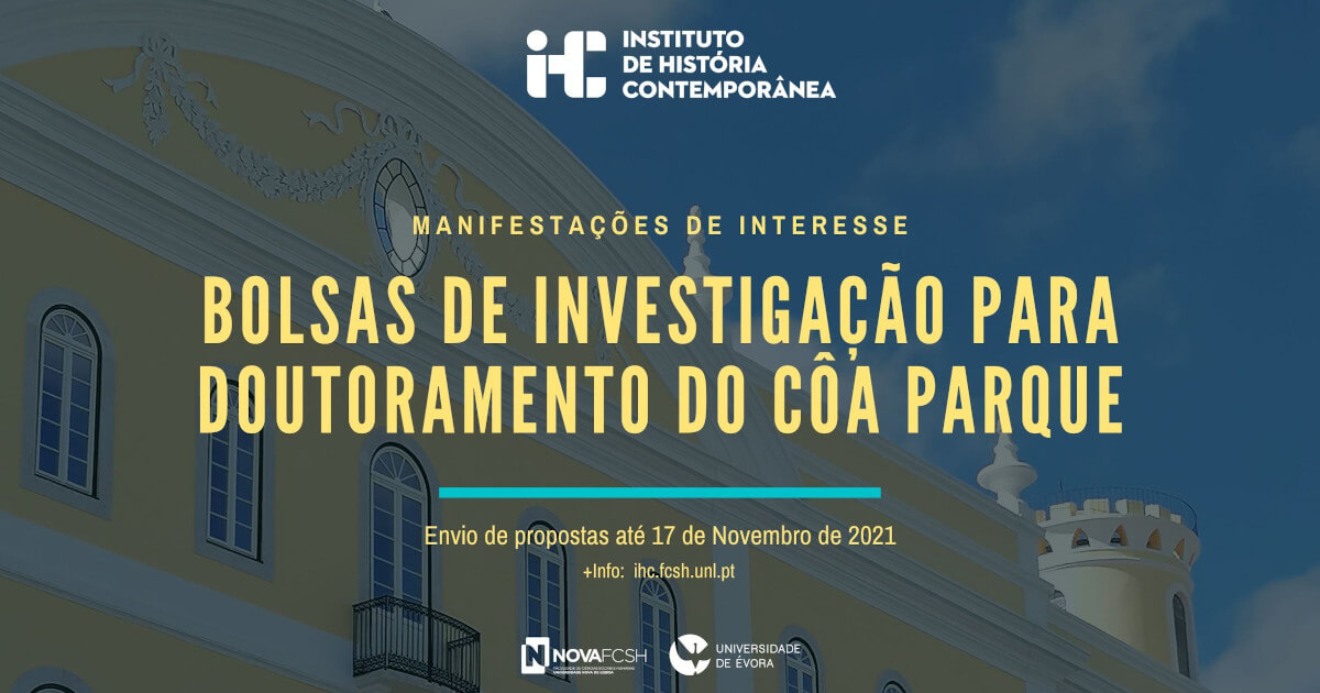 Imagem ilustrativa da chamada para candidaturas às Bolsas de Investigação para Doutoramento oferecidas pela Fundação Côa Parque