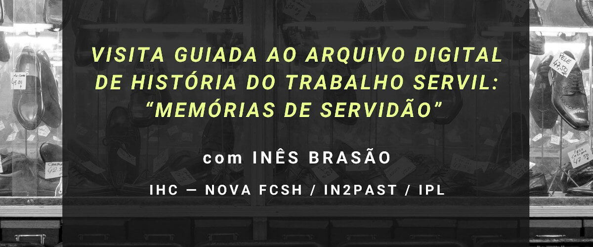 Detalhe do cartaz do IHC GenLab com Inês Brasão.