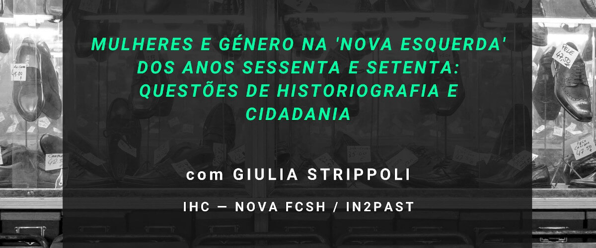 Detalhe do cartaz do IHC GenLab com Giulia Strippoli.