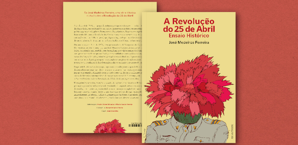 Detalhe do cartaz da apresentação do livro “A Revolução do 25 de Abril. Ensaio Histórico”, de José Medeiros Ferreira.