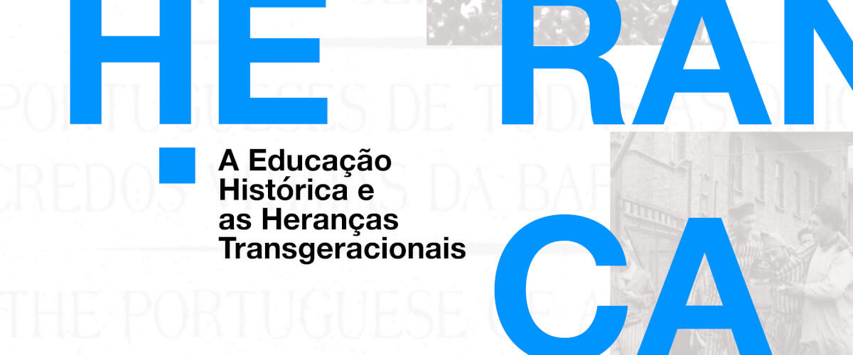 Detalhe do cartaz do quarto encontro “De Famalicão para o Mundo: A Educação Histórica e as Heranças Transgeracionais”.