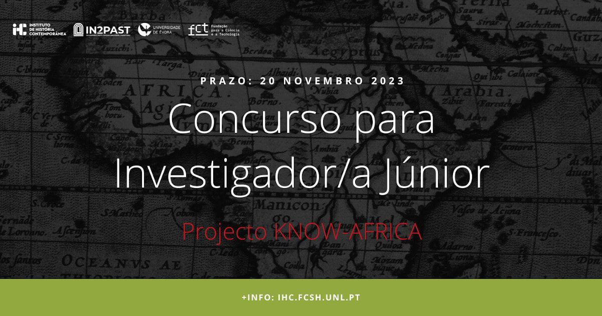 Investigador/a Júnior — Projecto KNOW-AFRICA
