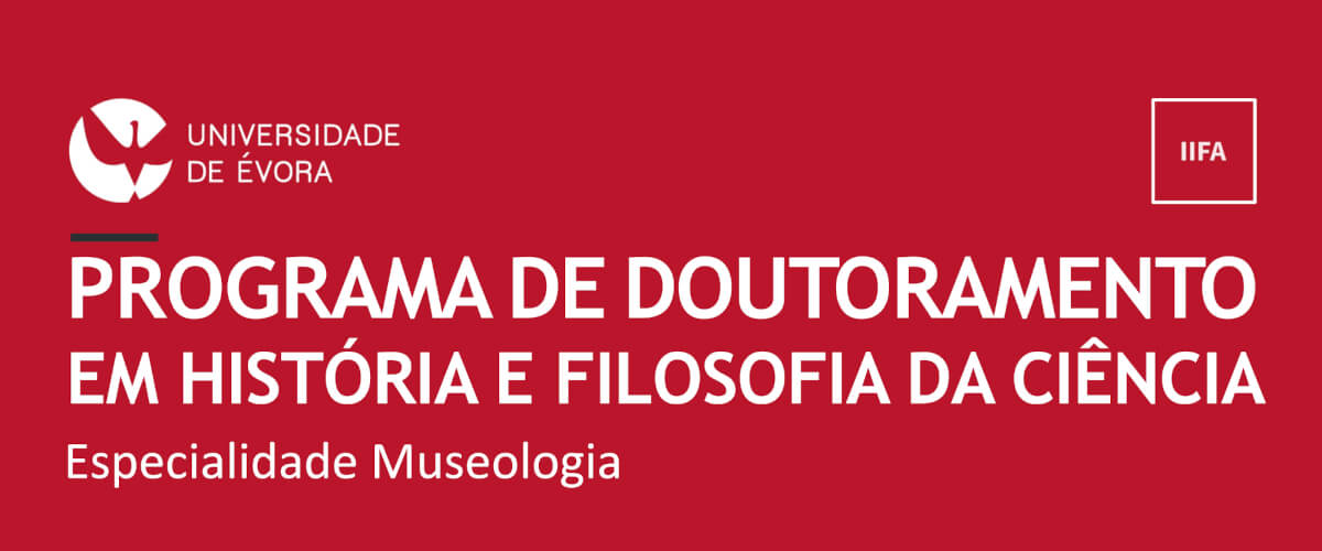 Faixa ilustrativa da sessão de discussão pública das Teses de Doutoramento em História e Filosofia da Ciência na Universidade de Évora